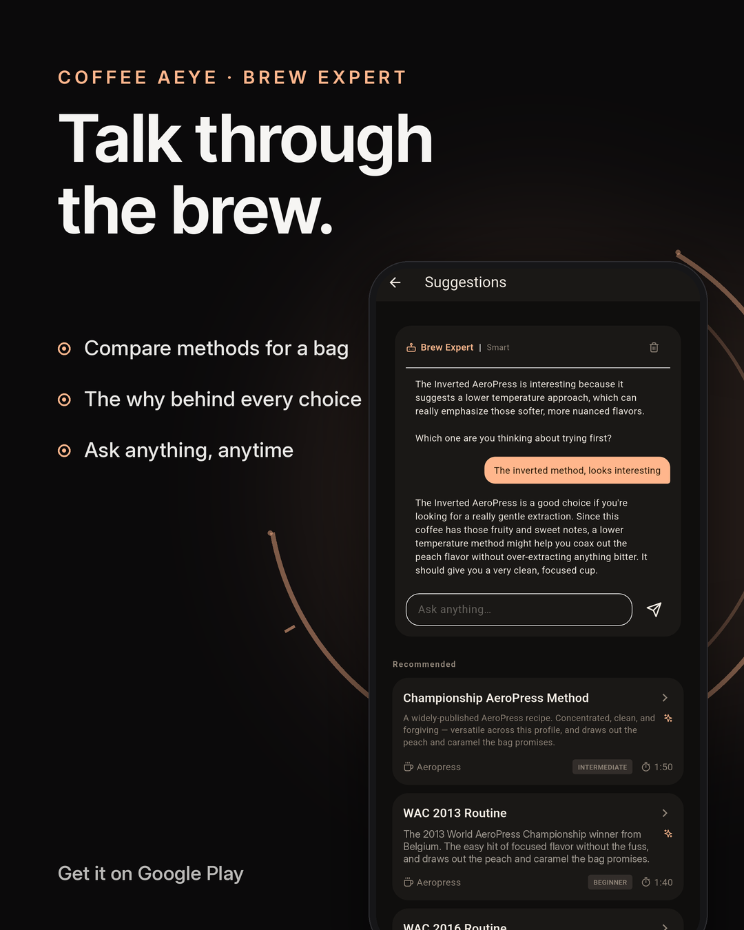 Brew Expert chat